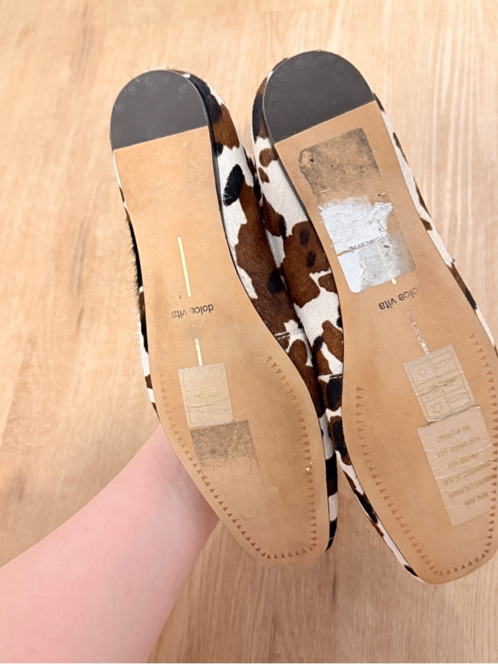 Dolce Vita Cowhide Mary Janes - Picture 2 of 3